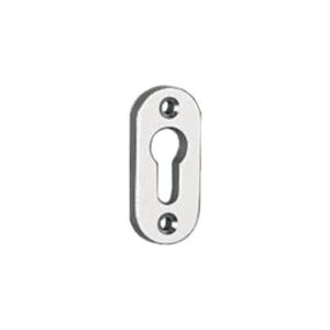 Schlüsselrosette - Schlüsselrosette 3393/0000 Alu.F1 Schildst.8mm PZ ov.EDI – Bild 1