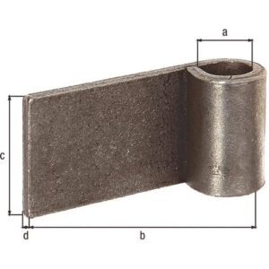 Anschweißband 16x75x45x5mm STA roh GAH - Nordwest – Bild 1
