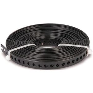 Lochband - Lochband Band-B12x0,8mm L.10m verzinkt,schwarz ku.-besch.GAH – Bild 1