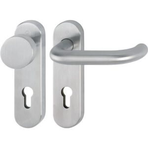 Feuerschutzgarnitur - FS-Garnitur Paris FS-E58/353KH/138 VA F69 D/K TS 40-65mm PZ rd DIN L/R HOPPE – Bild 1