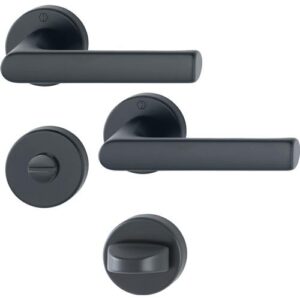 Rosettengarnitur - Rosettengrt.Hamburg 1700/42KB/42KBS F9714 SK/OL DIN L/R HOPPE – Bild 1