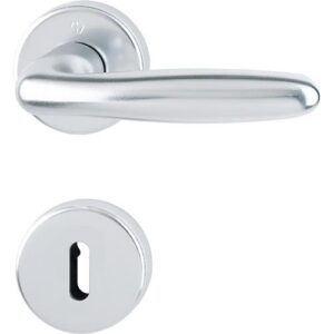 Rosettengarnitur - Rosettengrt.Verona 1510/42KB/42KBS Alu.F1 OB DIN L/R D/D HOPPE – Bild 1