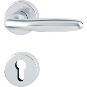 Rosettengarnitur - Rosettengrt.Verona 1510/42KB/42KBS Alu.F1 PZ DIN L/R D/D HOPPE – Bild 1