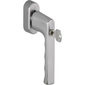 Fenstergriff - Fenstergriff Hamburg 0700S/UD9020 Alu.F9/stahlfarben 32-42mm abschl.HOPPE – Bild 1