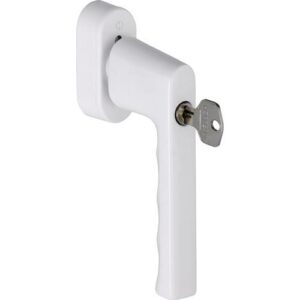 Fenstergriff - Fenstergriff Hamburg 0700S/UD9020 Alu.F9016/verkehrsweiß 32-42mm abschl.HOPPE – Bild 1