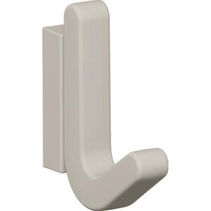 Einzelhaken - Einzelhaken Ser.477 matt,elastisch Ku.(TPU) 97 lichtgrau H.68mm HEWI – Bild 1