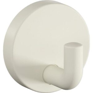Einzelhaken - Einzelhaken 477.90B010 einfach A.45mm PA 99 reinweiß ma D.50mm HEWI – Bild 1