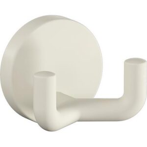 Doppelhaken - Doppelhaken 477.90B025 dop.A.43,5mm PA 99 reinweiß ma D.50mm HEWI – Bild 1