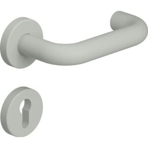 Rosettengarnitur - Rosettengrt.111PBR01.230 Ku.99 ma U-Form BB DIN L/R D/D HEWI – Bild 1