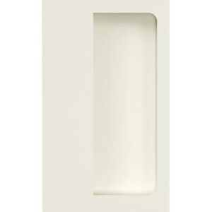 Schiebetürmuschel - Schiebetürmuschel 539B PA 99 reinweiß ma rechteck.TS ab 19mm f.HLT – Bild 1