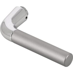 Türdrückerlochteil - Türdrückerlochteil 1505 Alu.F49/F9-2 stahlfarben ma 4-KT.8mm DIN L/R HOPPE – Bild 1
