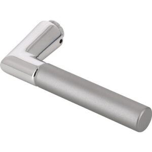 Türdrückerlochteil - Türdrückerlochteil 1405 Alu.F49/F9-2 stahlfarben ma 4-KT.8mm DIN L/R HOPPE – Bild 1