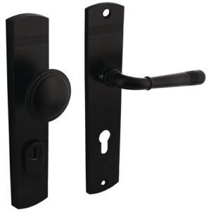 Schutzgarnitur - Schutzgarnitur Helena Stahl/Zamak schwarz 72mm 38-84mm INTERSTEEL – Bild 1
