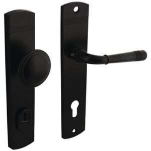 Schutzgarnitur - Schutzgarnitur Helena Stahl/Zamak schwarz 92mm 38-84mm INTERSTEEL – Bild 1