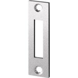 Flachschließblech - Flachschließbl.S412 silber ktg.Stulp-B.24mm BKS – Bild 1