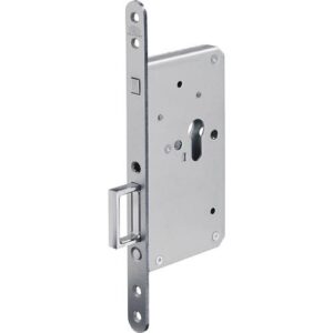 Zirkelriegelschloss - Zirkelriegelschloss 0353 Zirkelr./Springg.PZ silber rd 20x260mm BKS – Bild 1