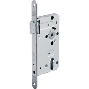 Zimmertür-Einsteckschloss - ZT-Einsteckschl.0415 PZW 18/ 55/72/8mm DIN L silber rd Kl 2 Zinkdruckgruss BKS – Bild 1