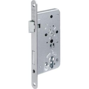 Objekt-Einsteckschloss - Objekt-Einsteckschloss 0515 PZW 20/ 60/72/8mm DIN L alufin.silber rd Kl 3 Zinkd. – Bild 1