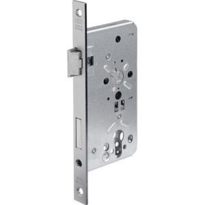Objekt-Einsteckschloss - Objekt-Einsteckschloss 0515 PZW 20/ 55/72/8mm DIN L alufin.silber ktg.Kl3 Zinkd. – Bild 1