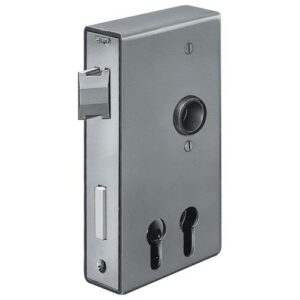 Schlosskasten - Schlosskasten 140D-PZ DIN L/R Maß A40xB94,5xC173mm Dornm.30/60mm AMF – Bild 1