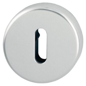 Schlüsselrosetten-Paar - Schlüsselrosetten-Paar 42KVS Alu.F1/naturf.Schildst.9mm OB rd.HOPPE – Bild 1