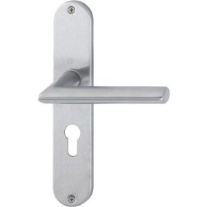 Langschildgarnitur - Langschildgarnitur Stock.E1140Z/302 VA F69 PZ 72mm DIN L/R HOPPE – Bild 1