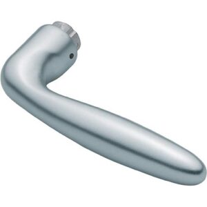 Türdrückerlochteil - Türdrückerlochteil Verona 1510 Alu.F1/naturf.4-KT.8mm DIN L/R HOPPE – Bild 1