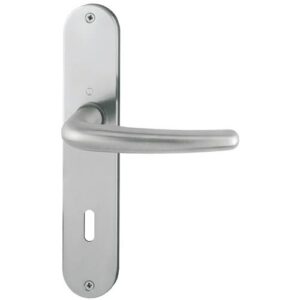 Langschildgarnitur - Langschildgarnitur Den.E1310Z/302 VA F69 OB 72mm DIN L/R HOPPE – Bild 1