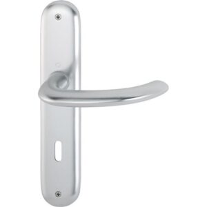 Langschildgarnitur - Langschildgarnitur Mar.1138/273P Alu.F1 OB 72mm DIN L/R HOPPE – Bild 1