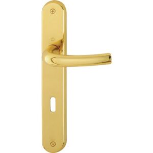 Langschildgarnitur - Langschildgarnitur Tôkyô M1710RH/265 MS F71 OB 72mm DIN L/R HOPPE – Bild 1