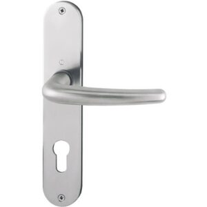 Langschildgarnitur - Langschildgarnitur Den.E1310Z/302 VA F69 PZ 72mm DIN L/R HOPPE – Bild 1