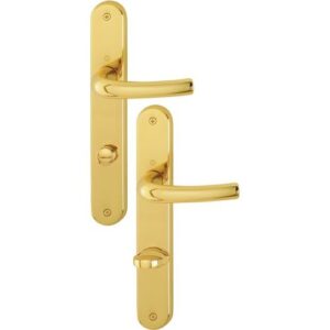 Langschildgarnitur - Langschildgarnitur Tôkyô M1710RH/265 MS F71 SK/OL 78mm DIN L/R HOPPE – Bild 1
