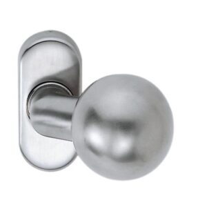 Profiltür-Knopf - Profiltür-Knopf 2033/4020 Material Alu.F12 fest EDI – Bild 1