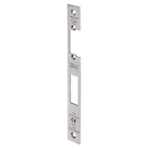 Schließblech - Schließblech P672 VA ma geb.E-Öffner Flachschließbl.f.Fluchttüren B.24xL.243mm – Bild 1