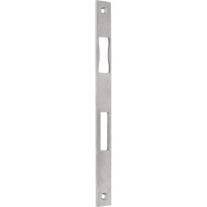 NW BKS Flachschließblech B 9000 - Edelstahl silber B.24xL.270mm ktg.DIN L/R Fallendurchbruch 12mm BKS – Bild 1