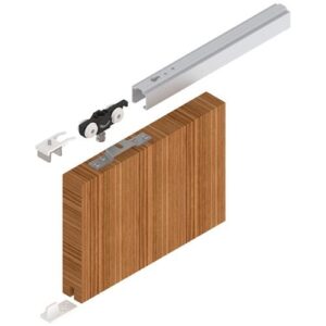 Schiebetürsystem - Schiebetürsystem MK-L 80 80kg HLT ab 20mm Kompletts.HELM – Bild 1