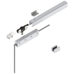 Schiebetürsystem - Schiebetürsystem MK-L 80 80kg GLT ESG 8/10mm Kompletts.HELM – Bild 1