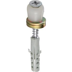 Führungsrolle - Führungsrolle 258 DÜ STA verzinkt,gelb Kunststoffrolle HELM – Bild 1