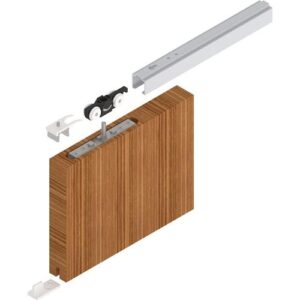 Schiebetürsystem - Schiebetürsystem 73 ME-V 80kg 1300mm EV1 elox.HLT ab 30mm Kompletts. – Bild 1