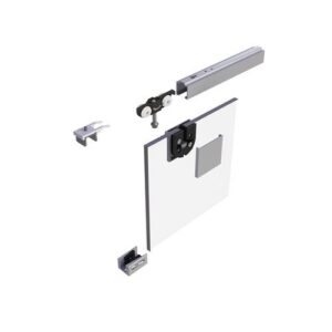 Schiebetürsystem - Schiebetürsystem 73 80kg 2100mm EV1 elox.Kompletts.910 -1100mm Dm. – Bild 1