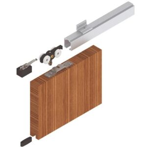 Schiebetürsystem - Schiebetürsystem 140 2500mm EV1 elox.HLT ab 30mm Kompletts.1250-1500mm Wm.HELM – Bild 1
