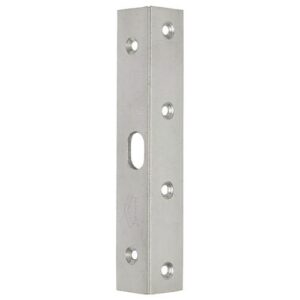 Winkelschließblech - Winkelschließbl.STA verz.m.ovalem Riegelloch B.25mm L.150mm T.25mm SCHNEGEL – Bild 1