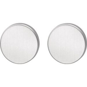 Schlüsselrosetten-Paar - Schlüsselrosetten-Paar 058 VA F00 Schildst.8mm Blind rd.EDI – Bild 1