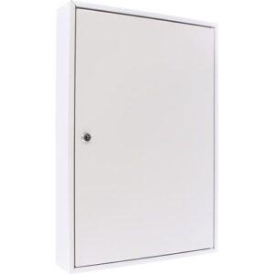 Schlüsselschrank - Schlüsselschrank S 50 H550xB380xT80mm 1-türig Zylinderschl.Anz.Hak.50 ROTTNER – Bild 1