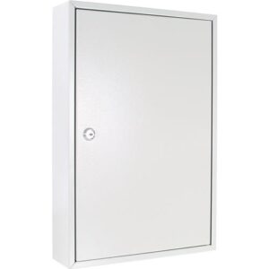 Schlüsselschrank - Schlüsselschrank S 64 H450xB300xT80mm 1-türig Zylinderschl.Anz.Hak.64 ROTTNER – Bild 1