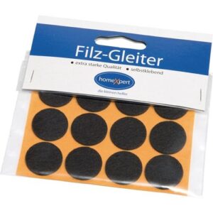 Filzgleiter - Filzgleiter 22mm Filz braun selbstkl.16 St./SB-Karte – Bild 1