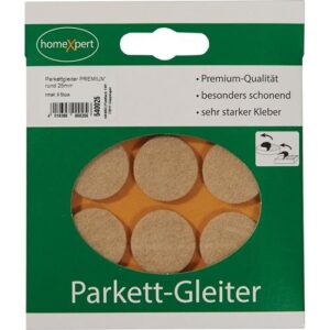 Parkettgleiter - Parkettgleiter Premium 25mm Filz natur rd.selbstkl. – Bild 1