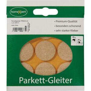 Parkettgleiter - Parkettgleiter Premium 28mm Filz natur rd.selbstkl. – Bild 1