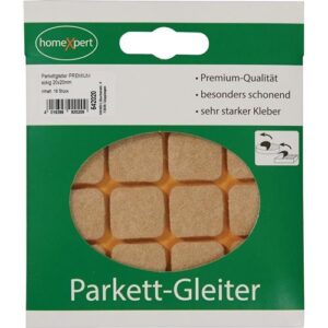 Parkettgleiter - Parkettgleiter Premium 20 x 20mm Filz natur eck.selbstkl. – Bild 1