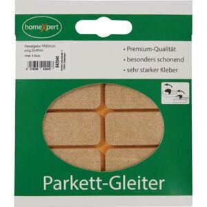 Parkettgleiter - Parkettgleiter Premium 20 x 40mm Filz natur eck.selbstkl. – Bild 1